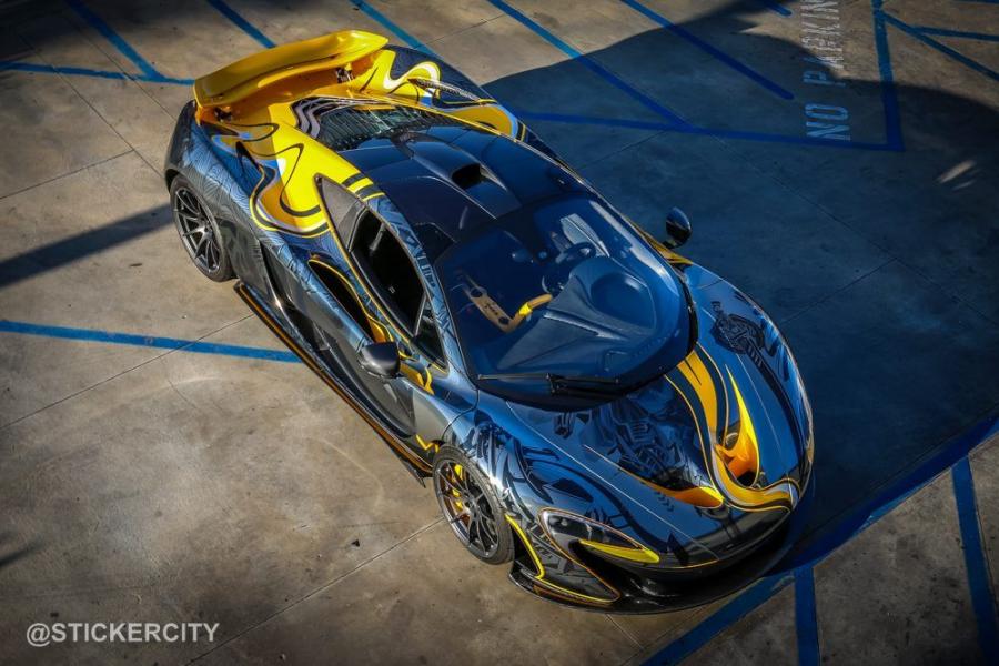  McLaren P1 Tatoo Edition by Sticker City 2015 года  (фото 11 из 23)